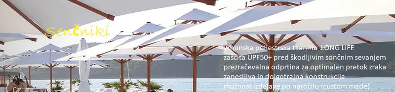DELUXE - GOSTINSKI SENČNIK