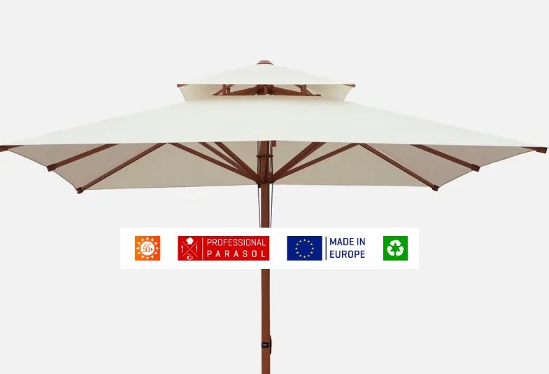 NATUR gostinski senčnik – eleganca z lesom & EU proizvodnja NATUR gostinski senčnik – eleganca z lesom & EU proizvodnja