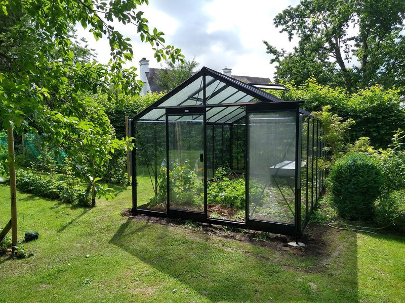 Stekleni rastlinjak ACD R307 - 3,06 x 5,19m - Blackline