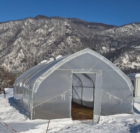 Rastlinjak PROFI širine 4,5m, višina stranice 1,8m – Idealen za hobi in profesionalne vrtnarje