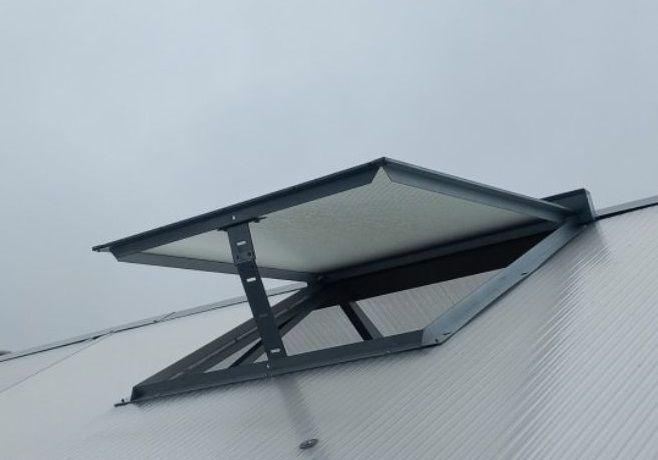 EcoSlider strešno okno - HIŠKA rastlinjaki (polikarbonat/steklo)