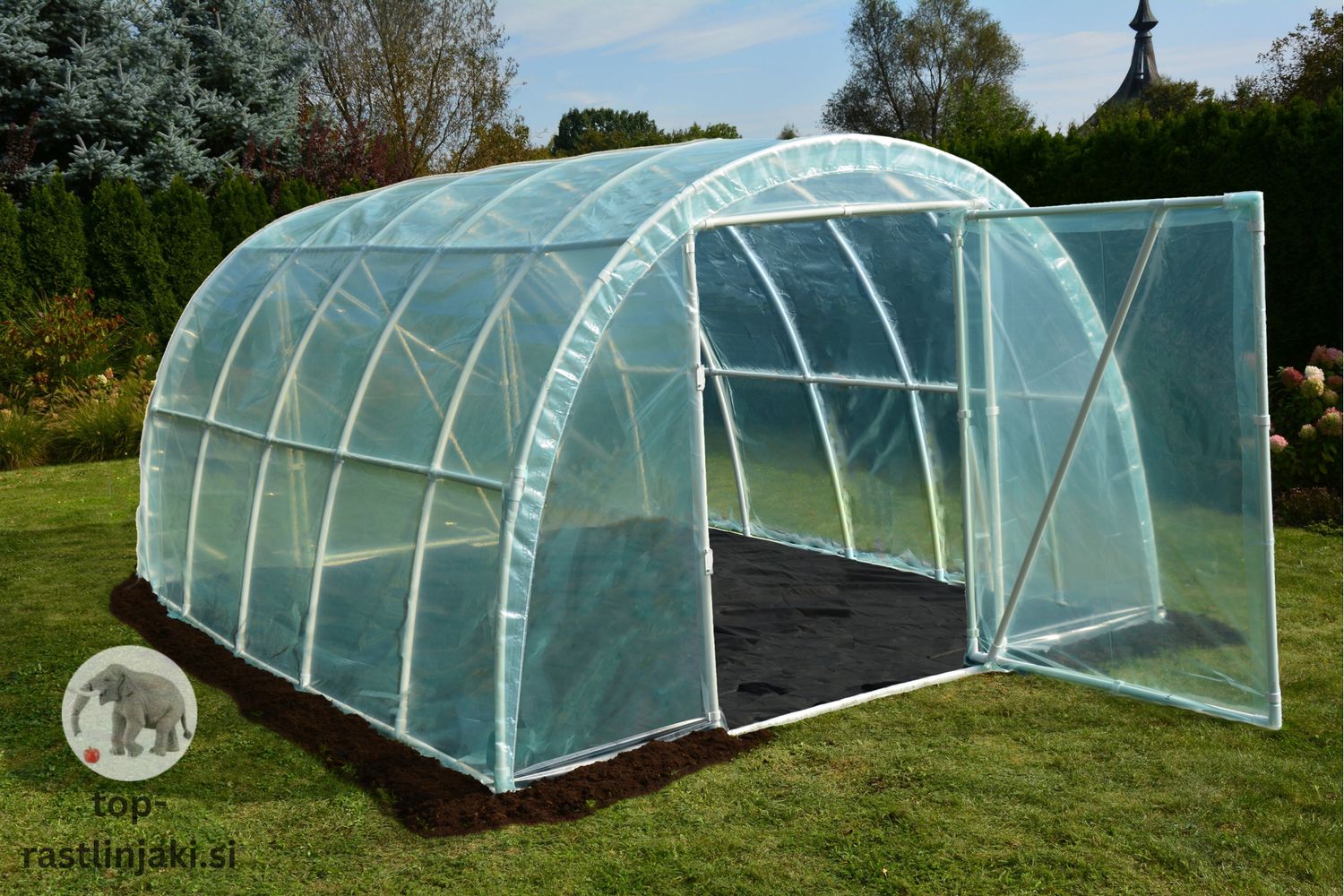 PVC rastlinjak Lemar [Aw5] 5,0 x 3,0 x 2,1 m