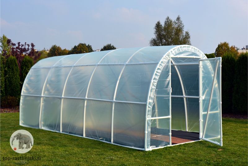 PVC rastlinjak Lemar [B5] 5,0 x 2,2 x 1,9 m