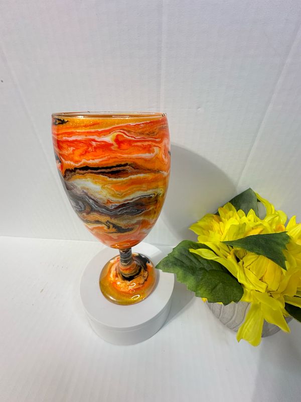 Custom Wine Glass Set