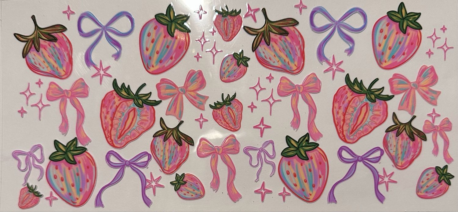 Strawberry And Bows