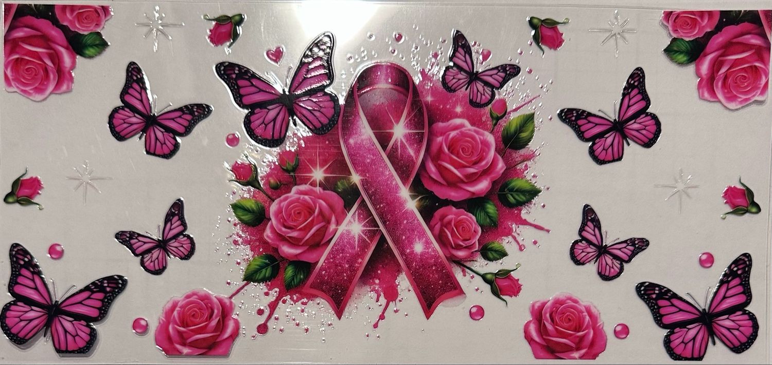 Breast Cancer Pink Bow
