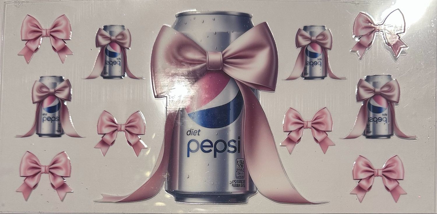 Pepsi Diet Pink Bows