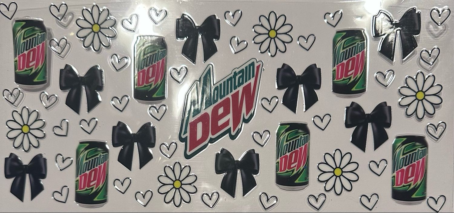Mountain Dew Black Bows