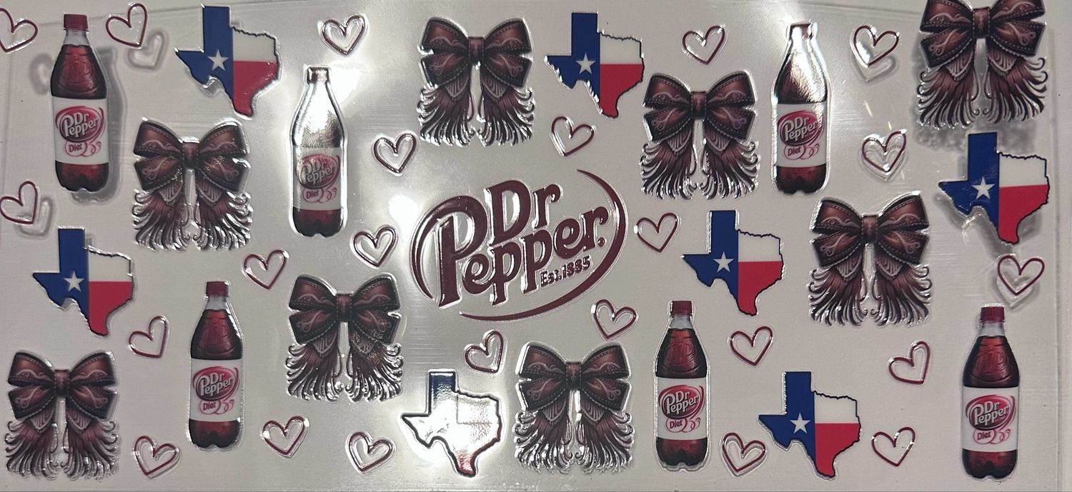 Dr. Pepper Brown Bows