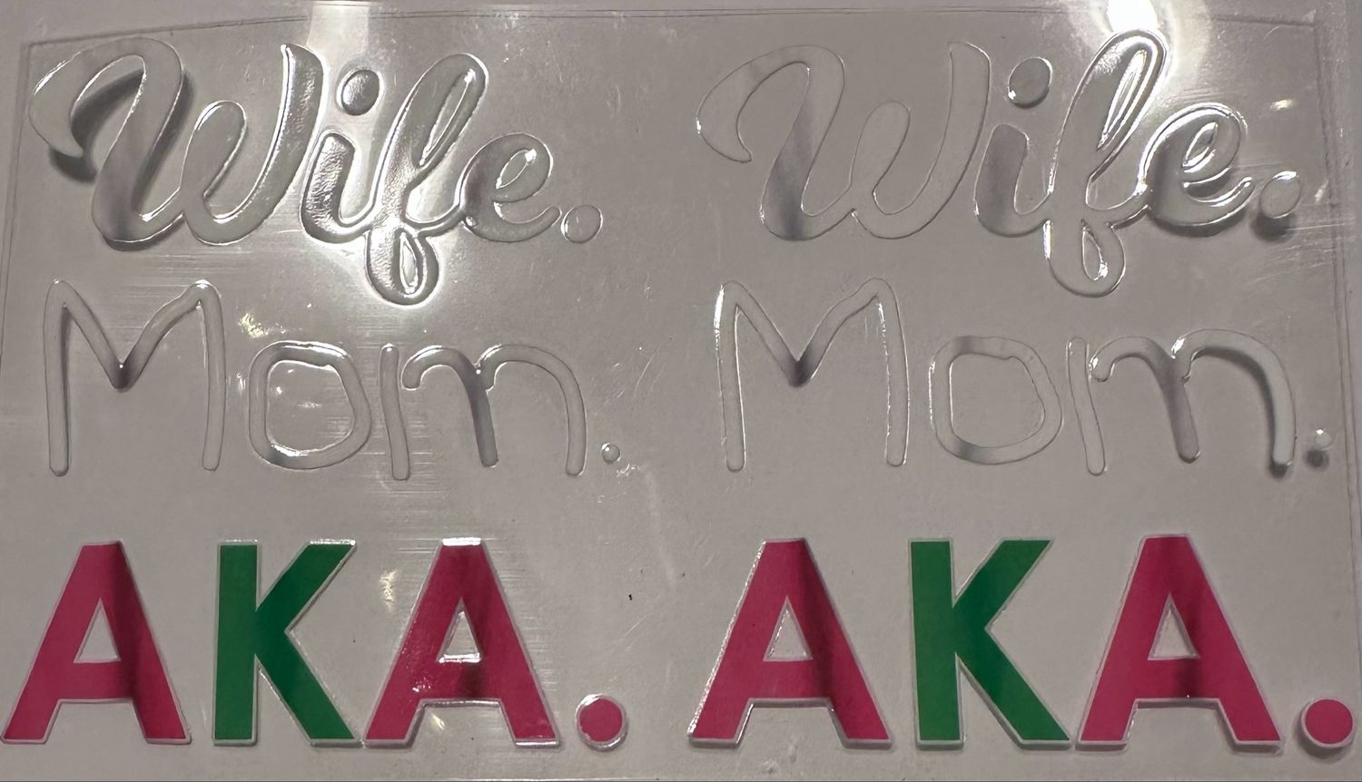 Aka Wife Decal