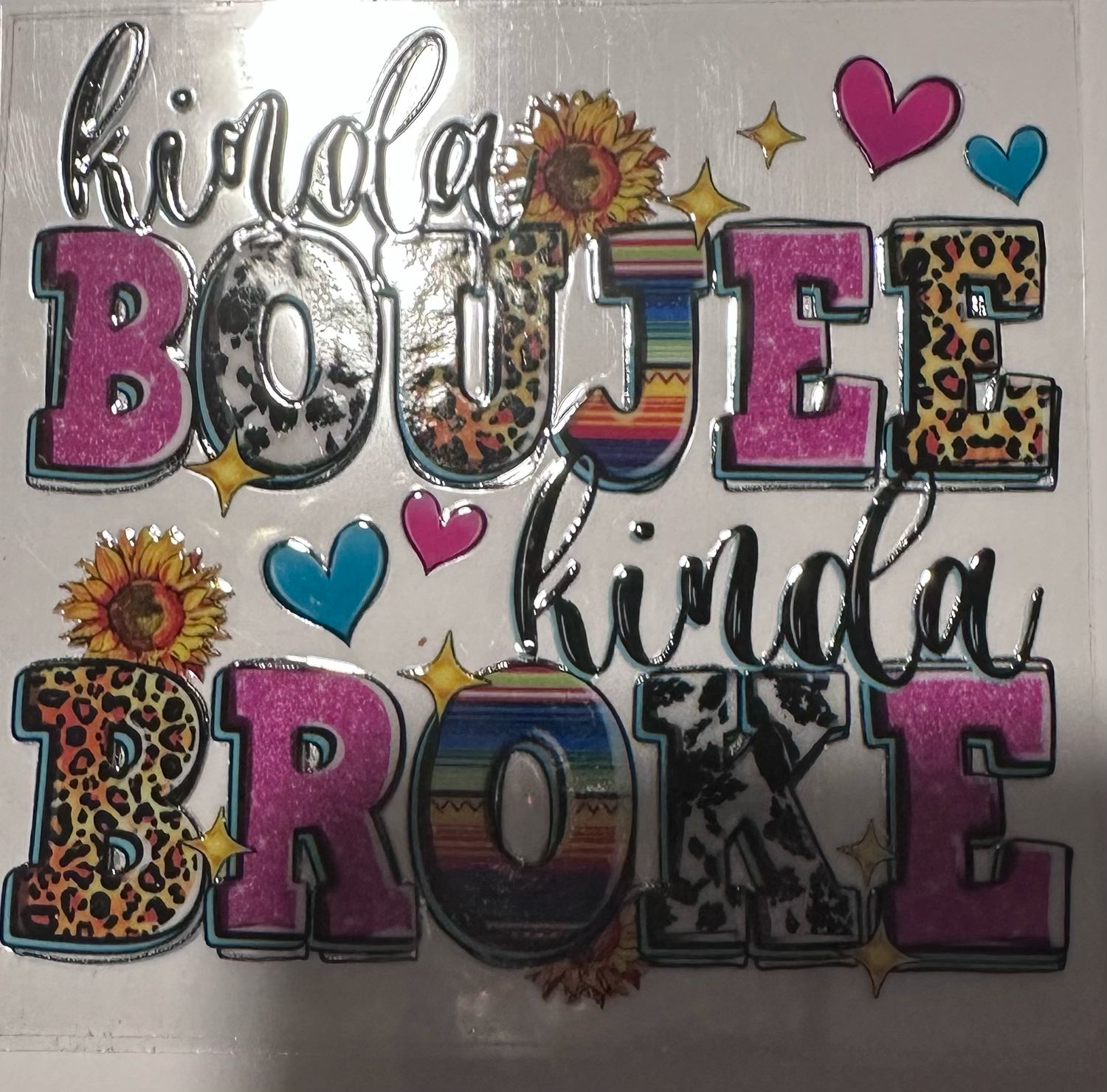 Bougie Broke Decal