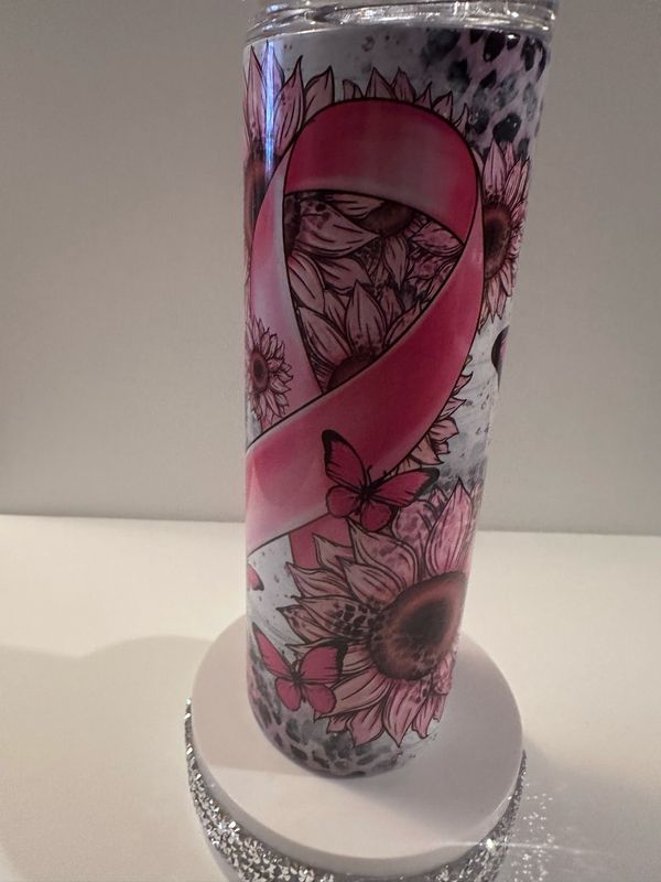Breast Cancer 20 Oz Stainless Steel
