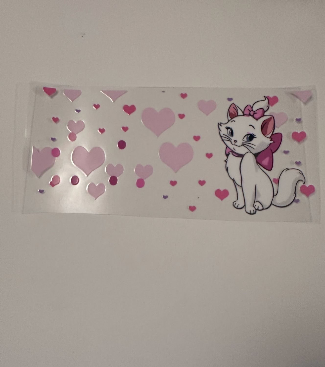 Cat And Hearts