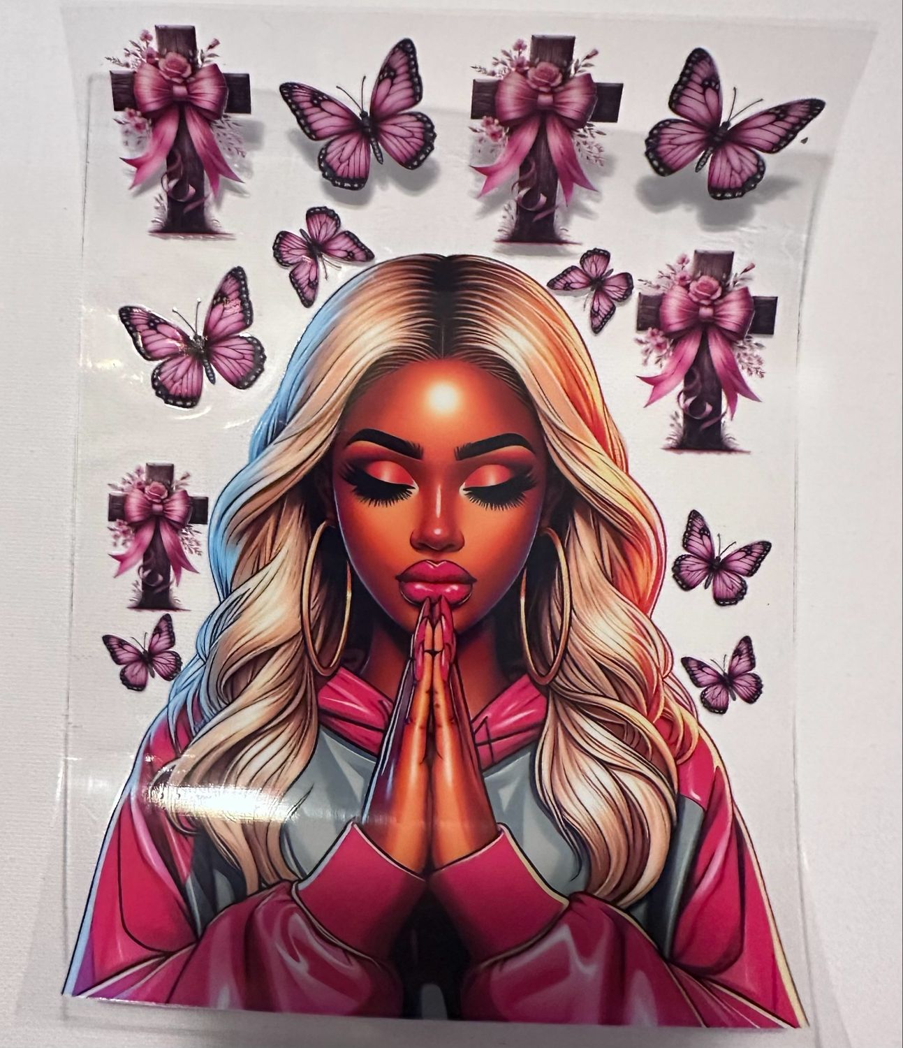 Girl Praying Journal Wrap