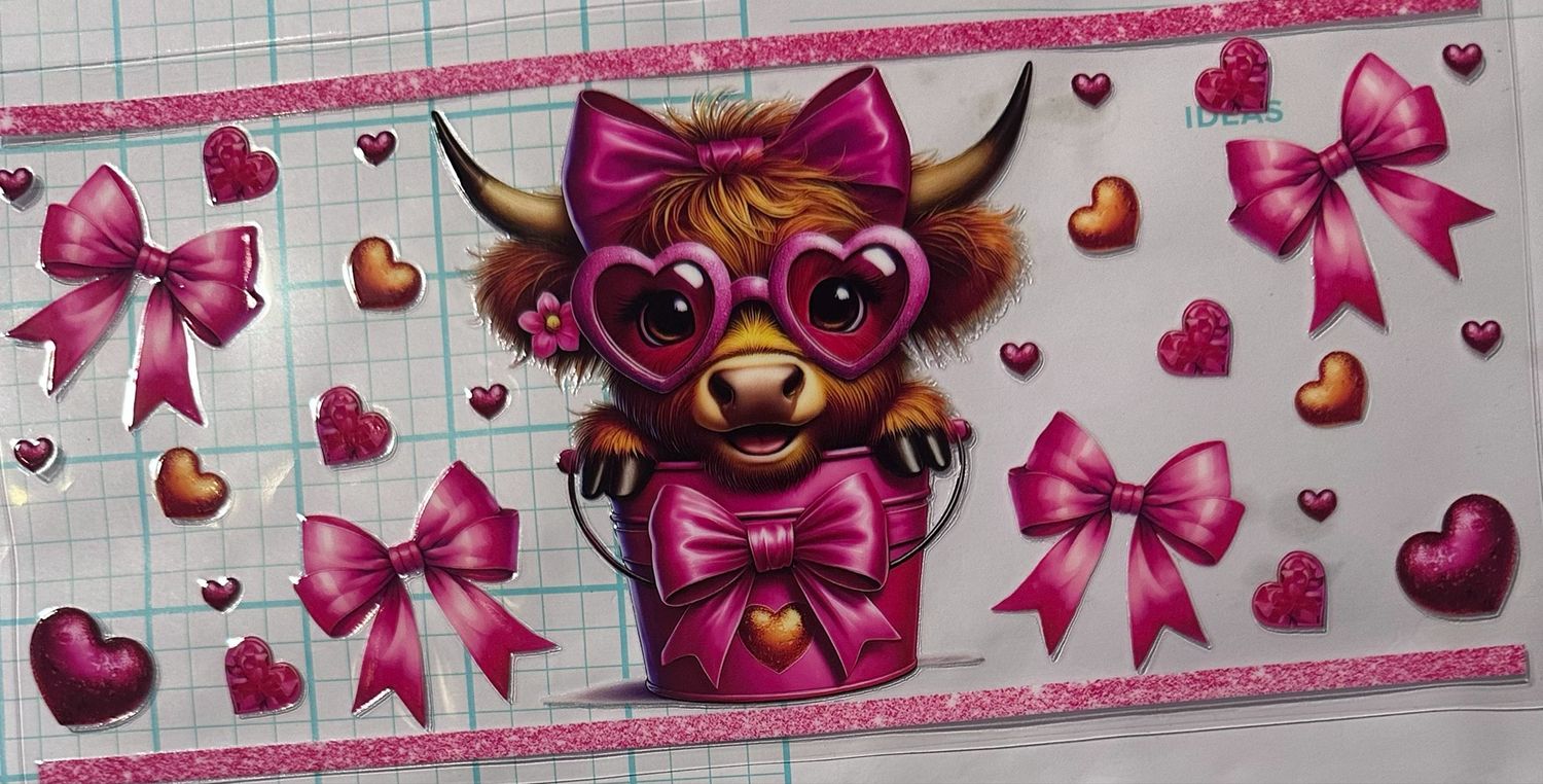 Cow Pink Bows