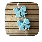 Blue Straw Topper Blue Straw Topper