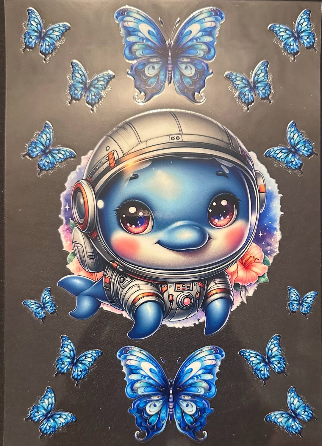 Dolphin With Butterfly