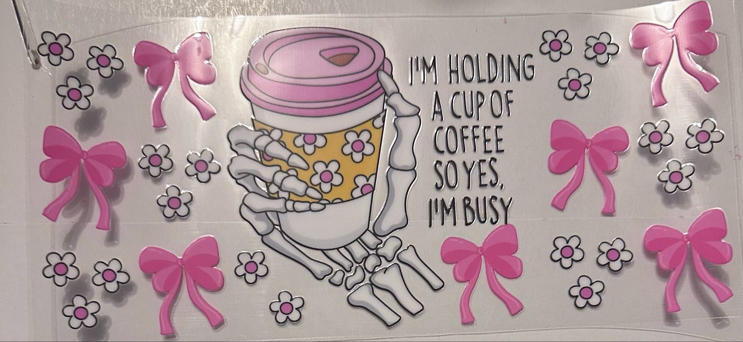 Holding A Cup Of Coffee