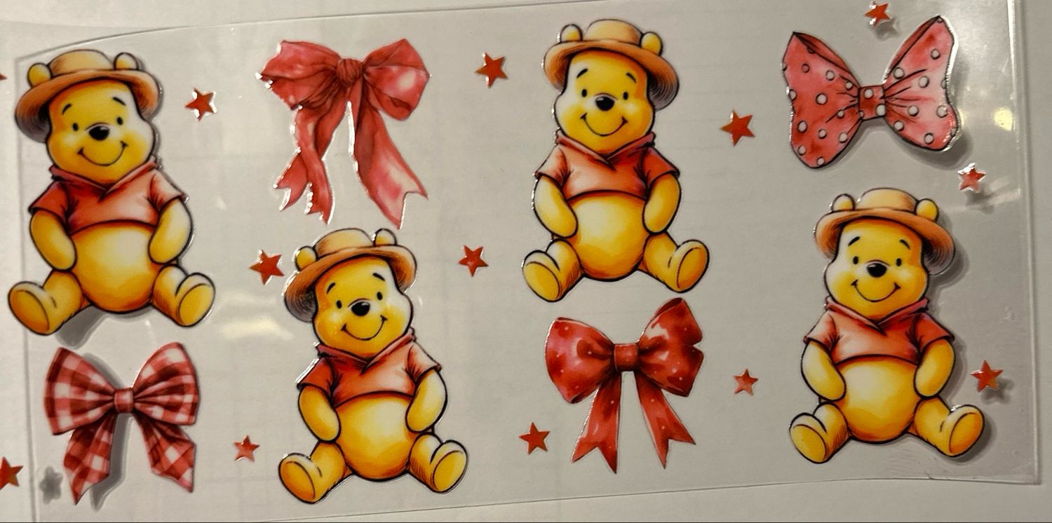 Pooh Red Bows