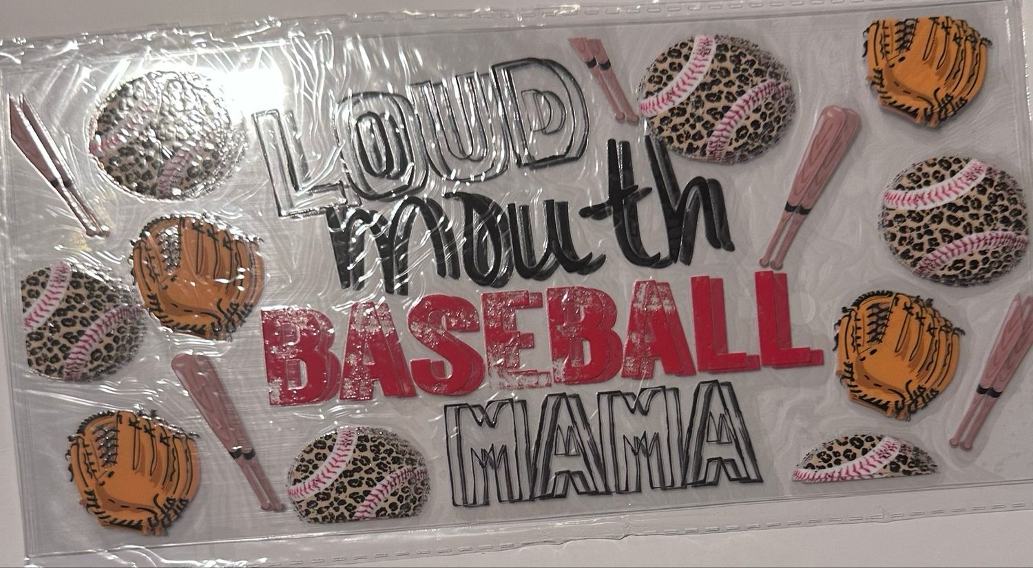 Loud Mouth Baseball Mom