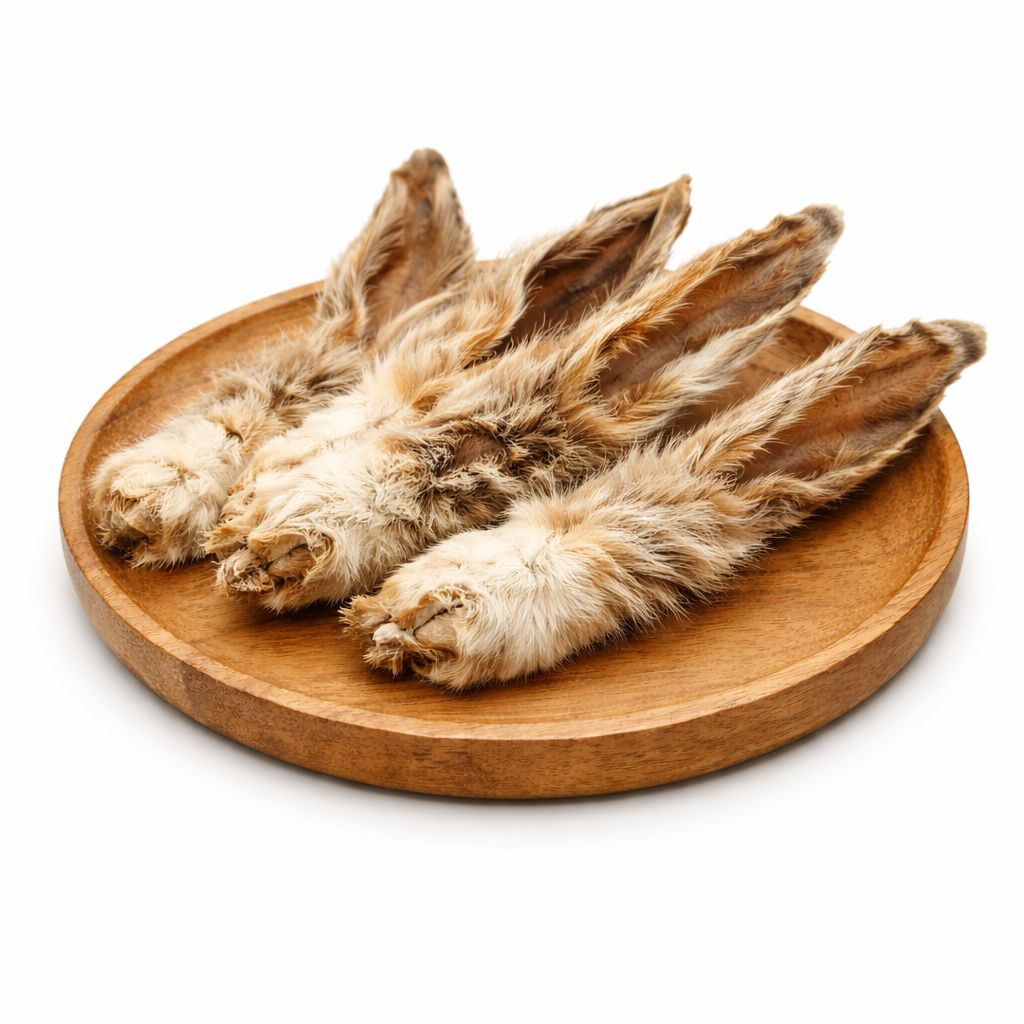 Konijnenoor met haar