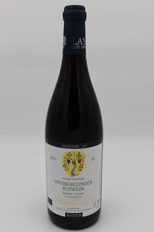 2016er Spätburgunder Rotwein Spätlese trocken SL 2016er Spätburgunder Rotwein Spätlese trocken SL