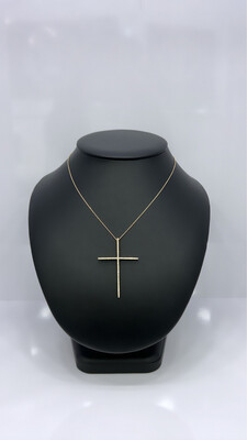 Cadena Con Cruz 14 kt