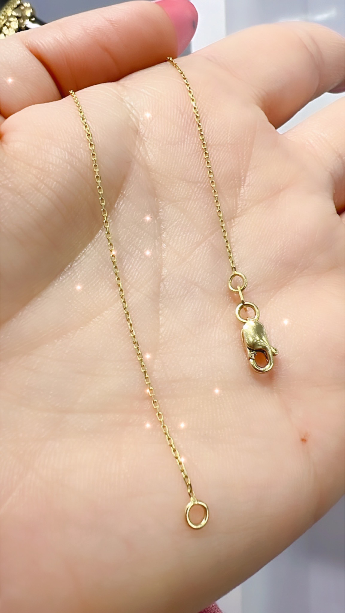 Cadena Plain Fina 14 kt