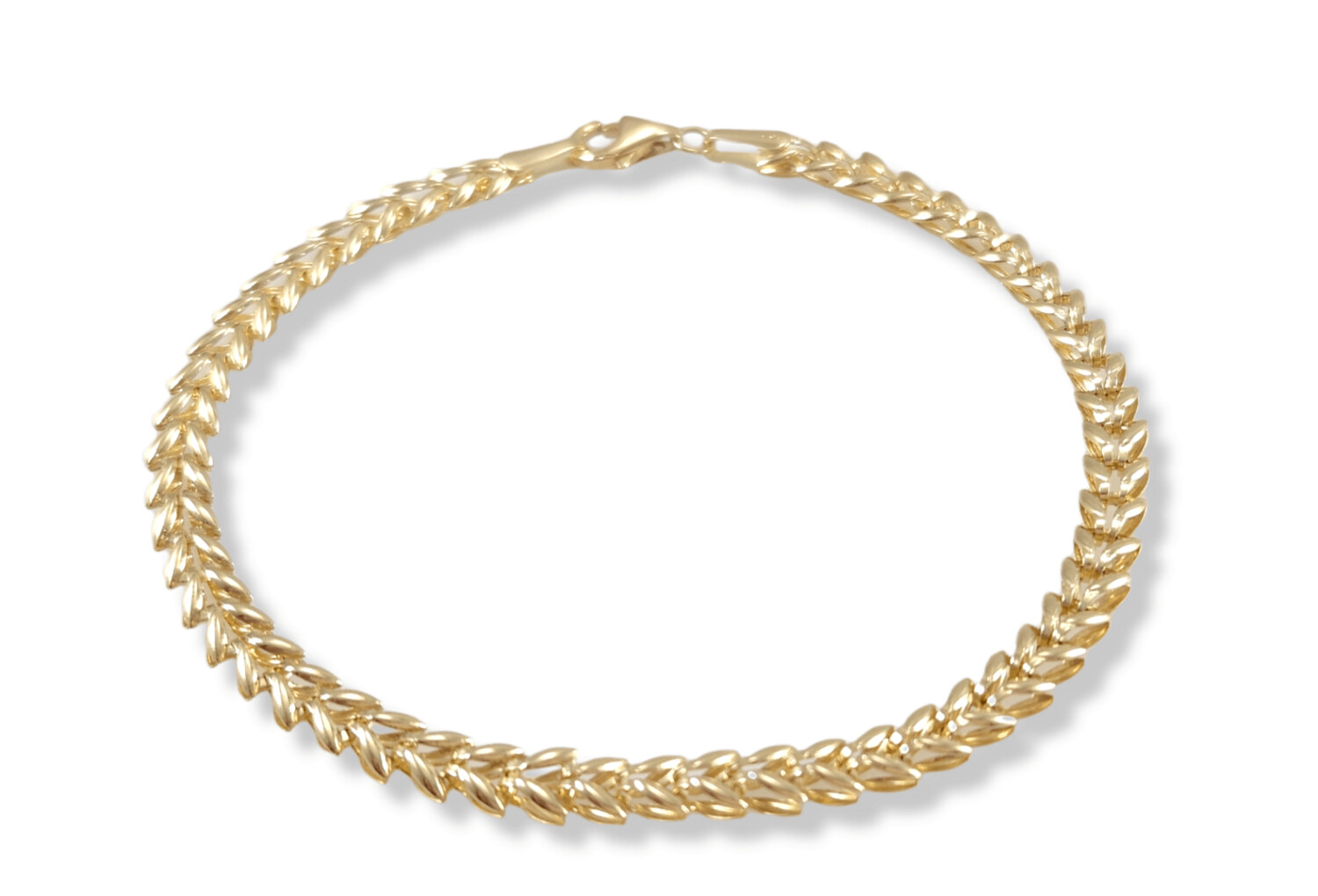 Dainty Womens Leaf shape link