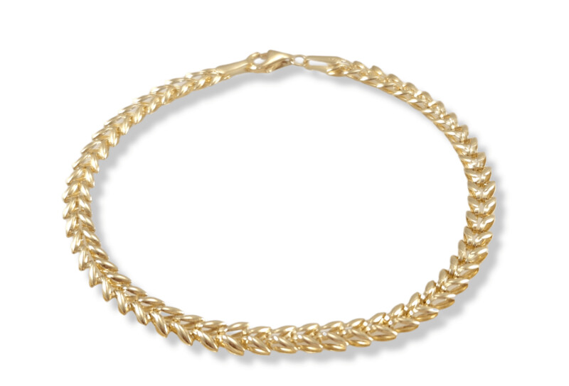 Dainty Womens Leaf shape link