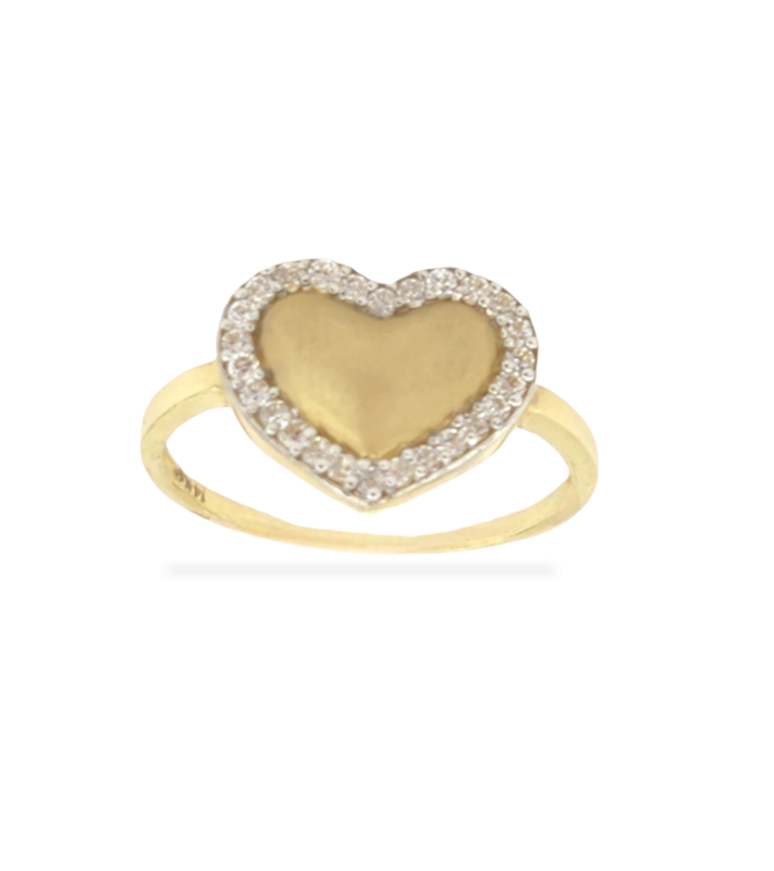 Heart Ring in 14K Yellow Gold