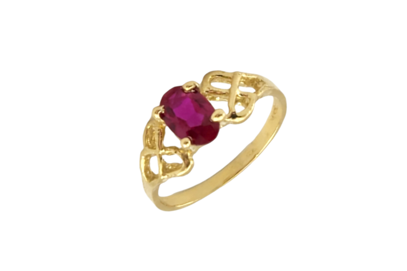 Kids Ring 14k Yellow Gold 2
