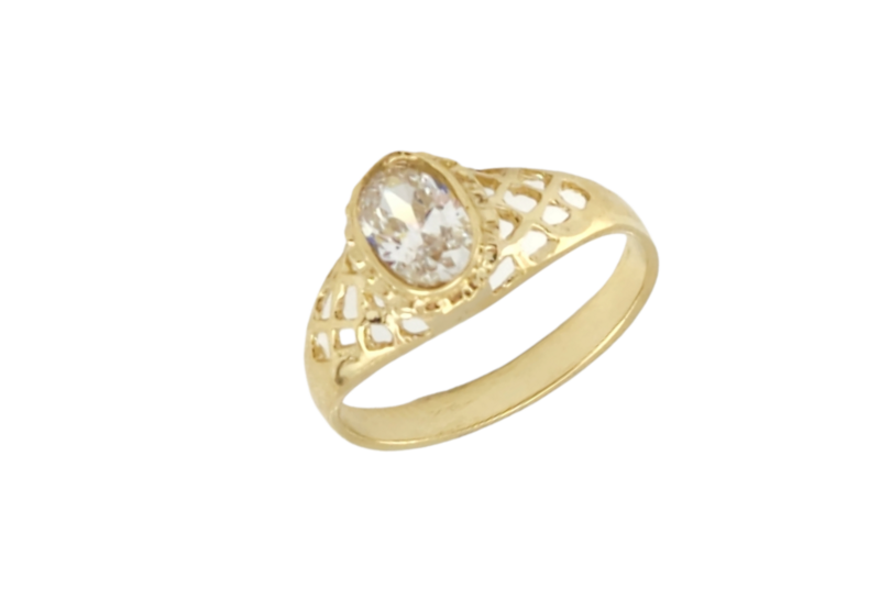 Kids Ring 14k Yellow Gold 6