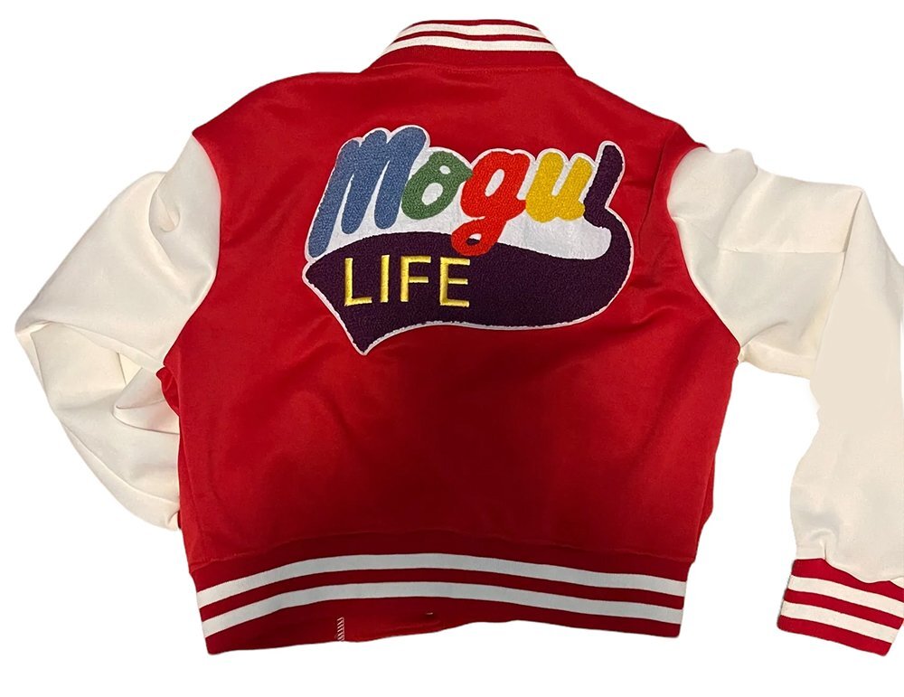 Red & white #MogulLife #DmeanR Varsity Halter Jackets