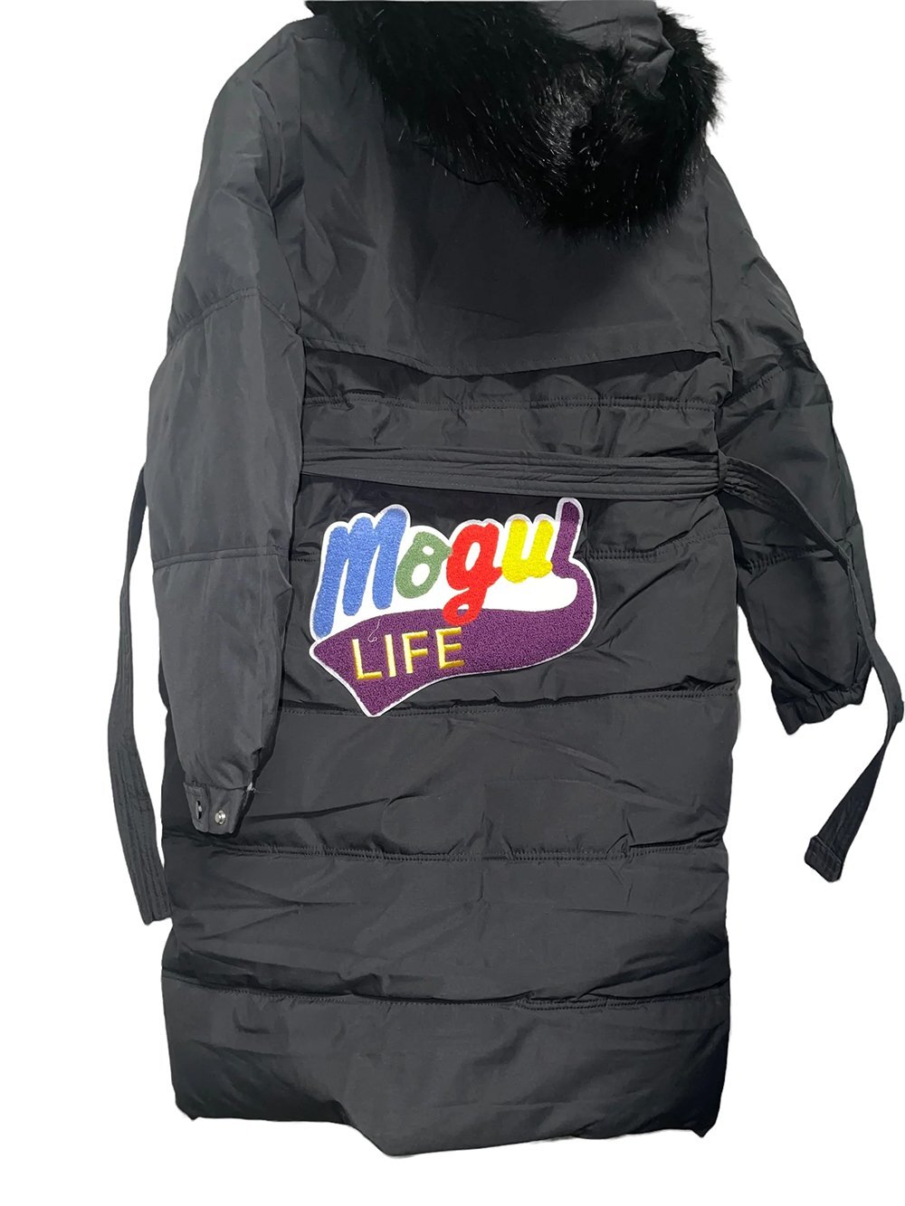 Women's winter down #MogulLife #DmeanR Coat with Faux fur hood