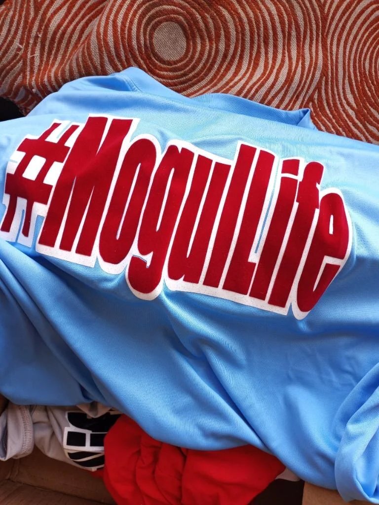 Red and white trim'D #MogulLife #DmeanR