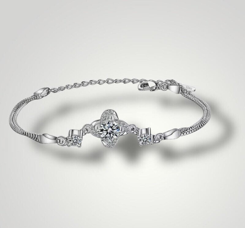 Zilveren armband Princess