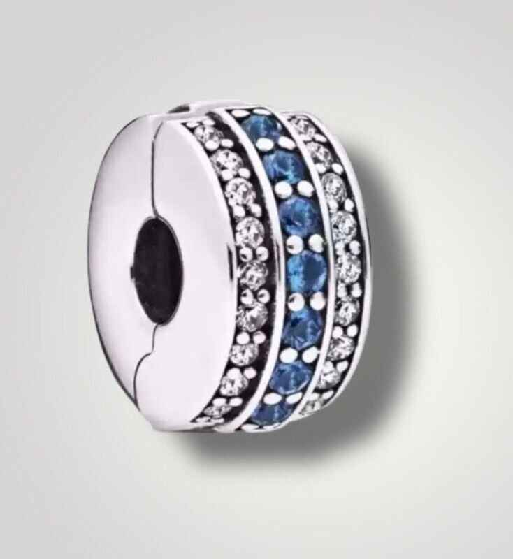 Clipper/stopper Blue Zirkonia