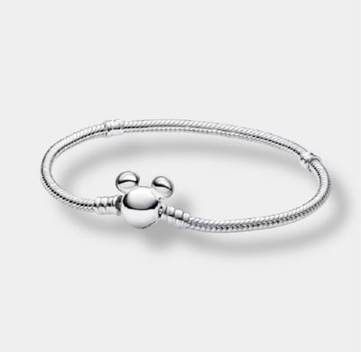 Zilveren bedel armband Disney