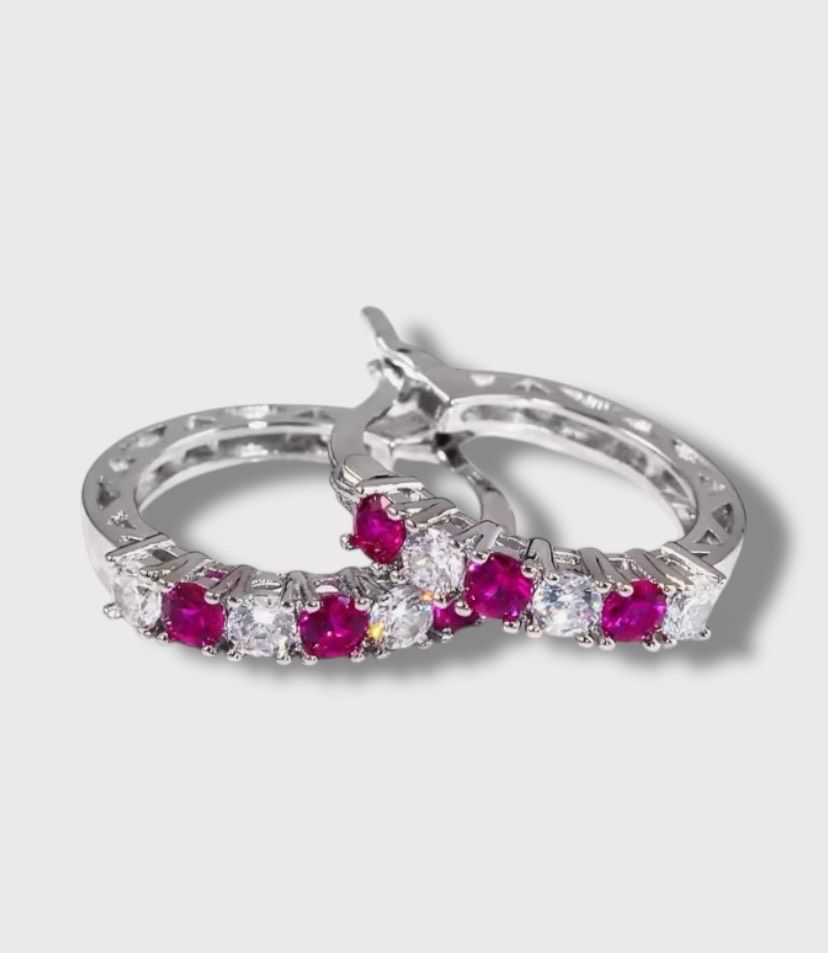 Oorbellen Chess Pink