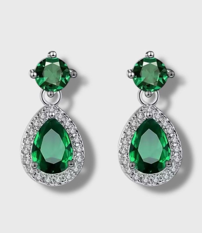Oorbellen  Green Vintage