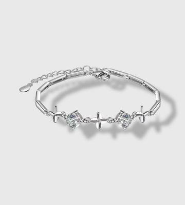 Zilveren armband Luna