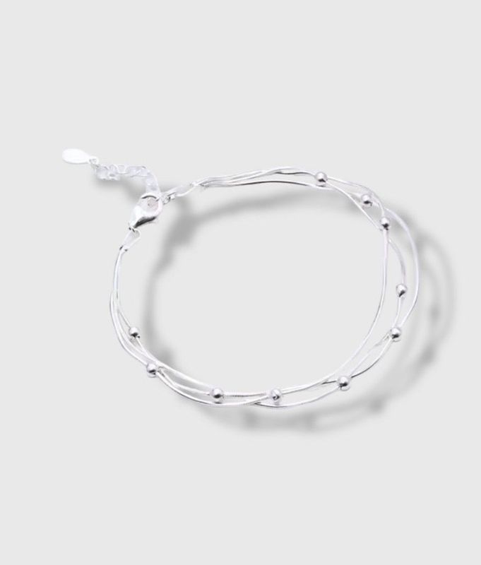 Zilveren armband Binq