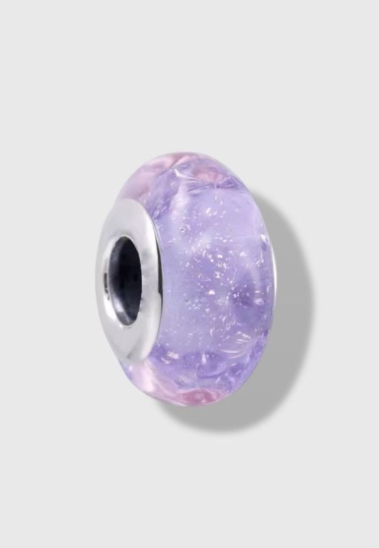 Spacer Purple Glitter