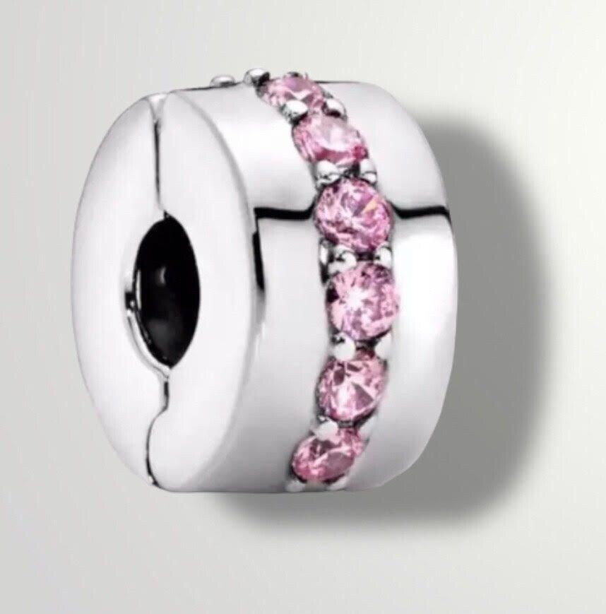 Clipper / stopper Pink Sparkle