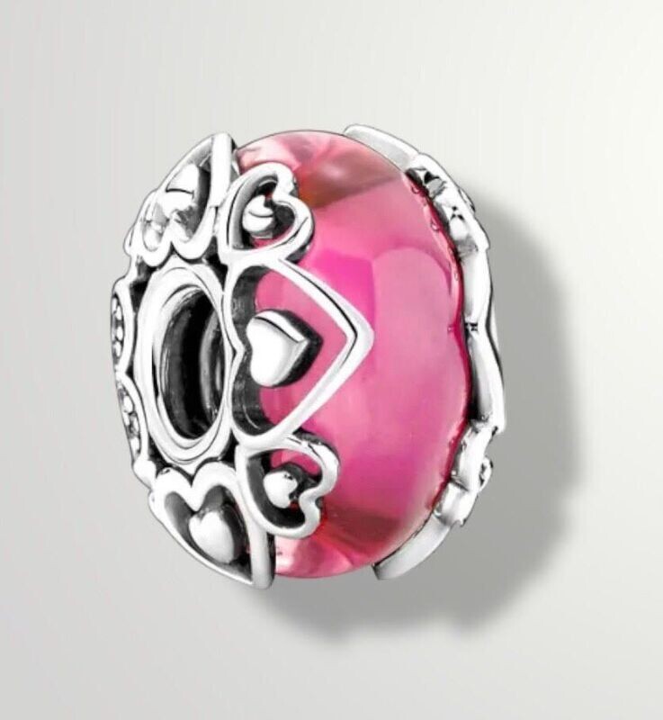 Spacer Pink Heart Spacer Pink Heart