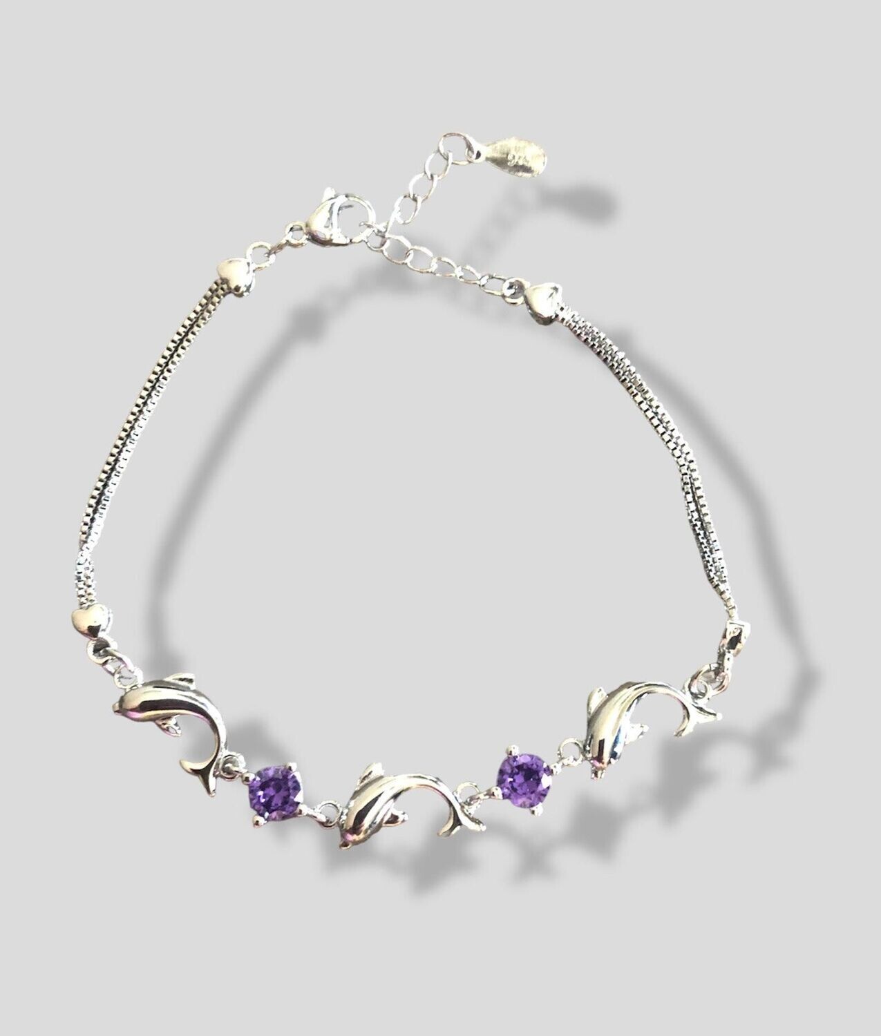 Zilveren armband Dolfijn