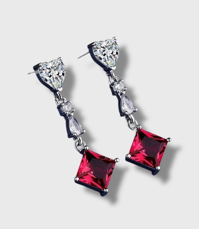 Oorbellen Pink Diana Oorbellen Pink Diana