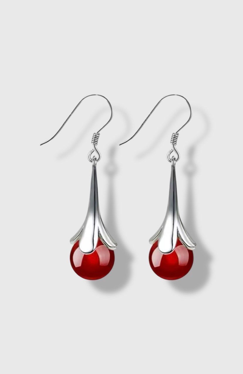 Oorbellen Red Cherry