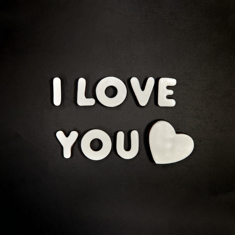 I LOVE YOU - WHITE CHOCOLATE